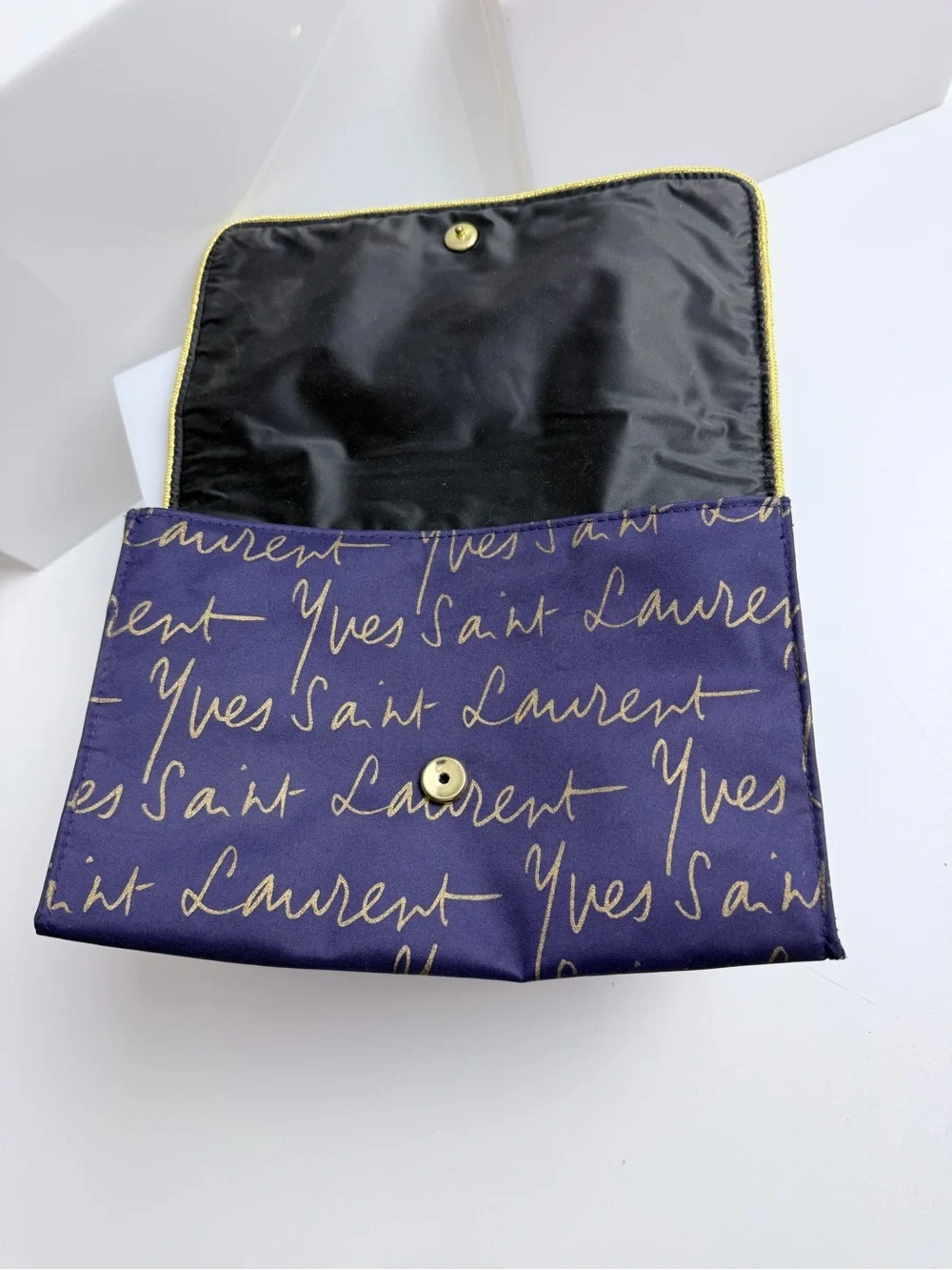 Yves Saint Laurent YSL Parfums Clutch Makeup Bag